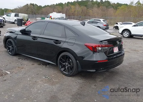 2025 Honda Civic Sport z USA, uszkodzony, nr VIN 2HGFE2F57SH587114